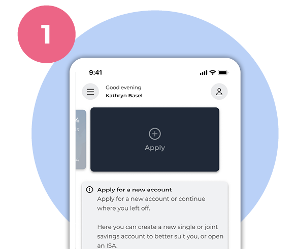screenshot of finova Savings